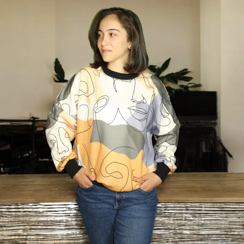 Women's Printed Sweatshirt