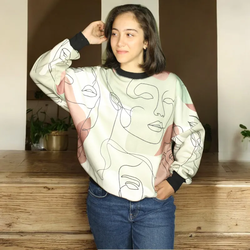 Women's Printed Sweatshirt