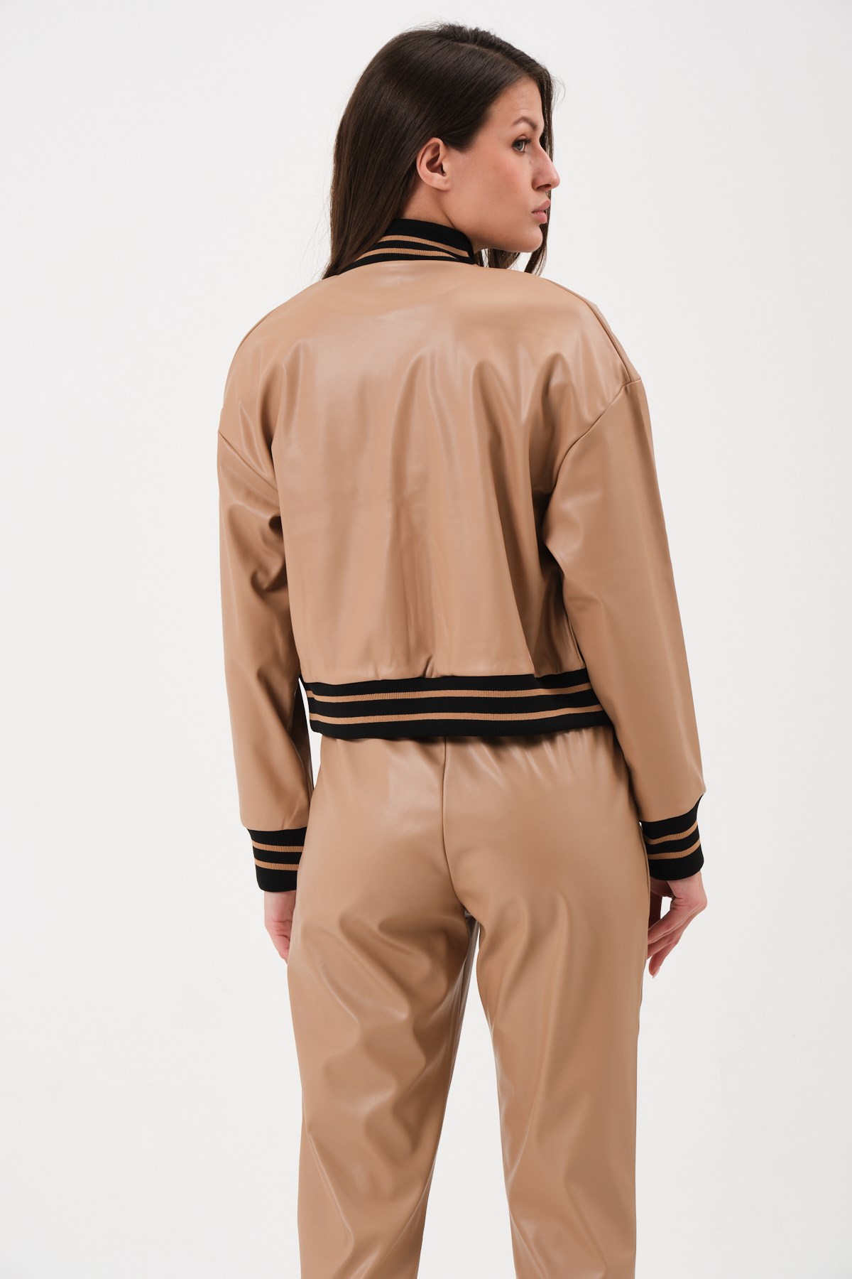 Women's Short Leather Jacket