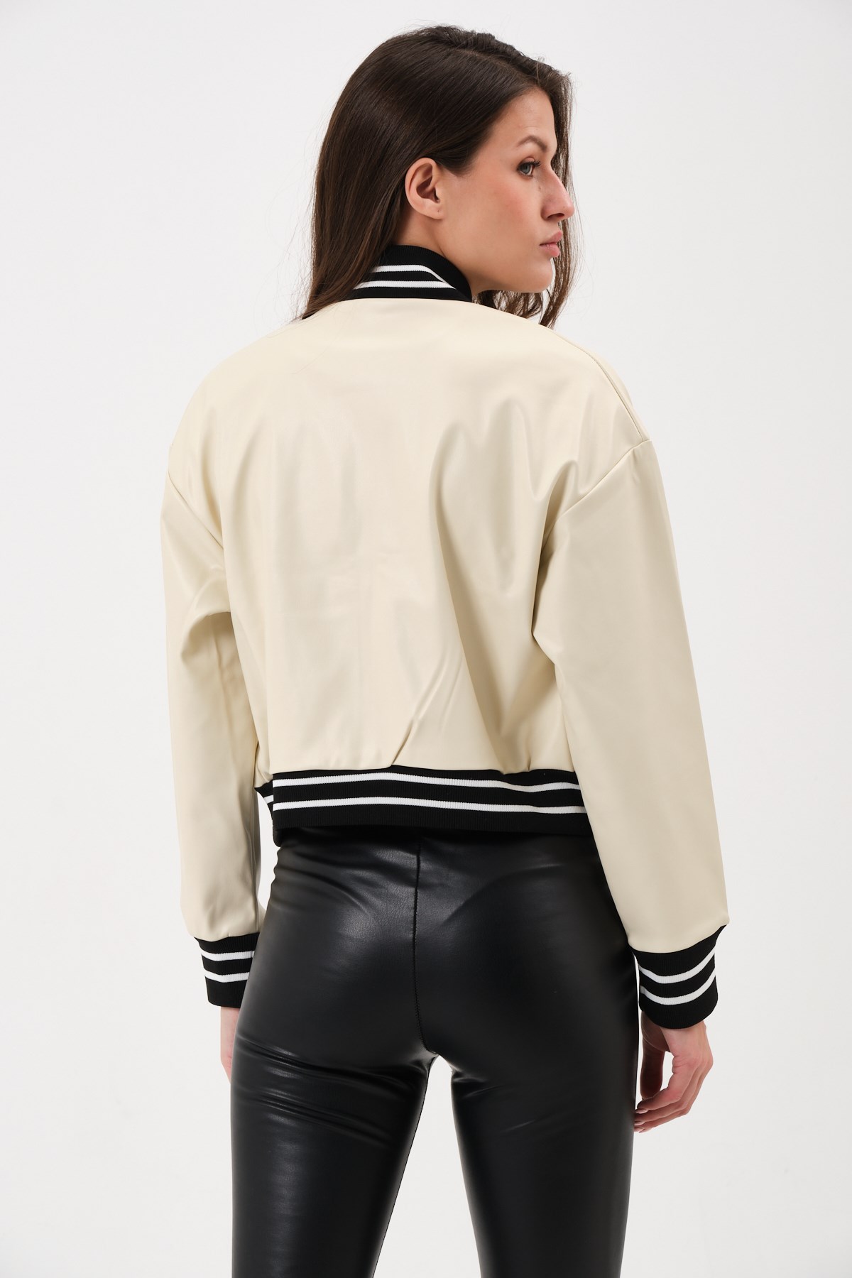 Women's Short Leather Jacket