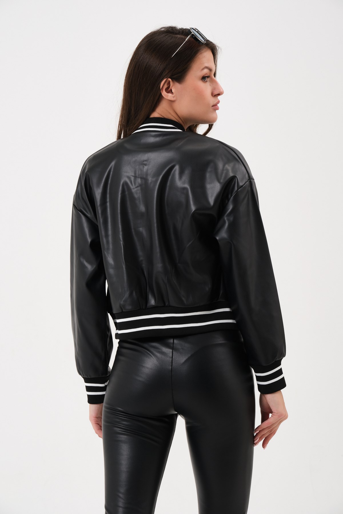 Women's Short Leather Jacket