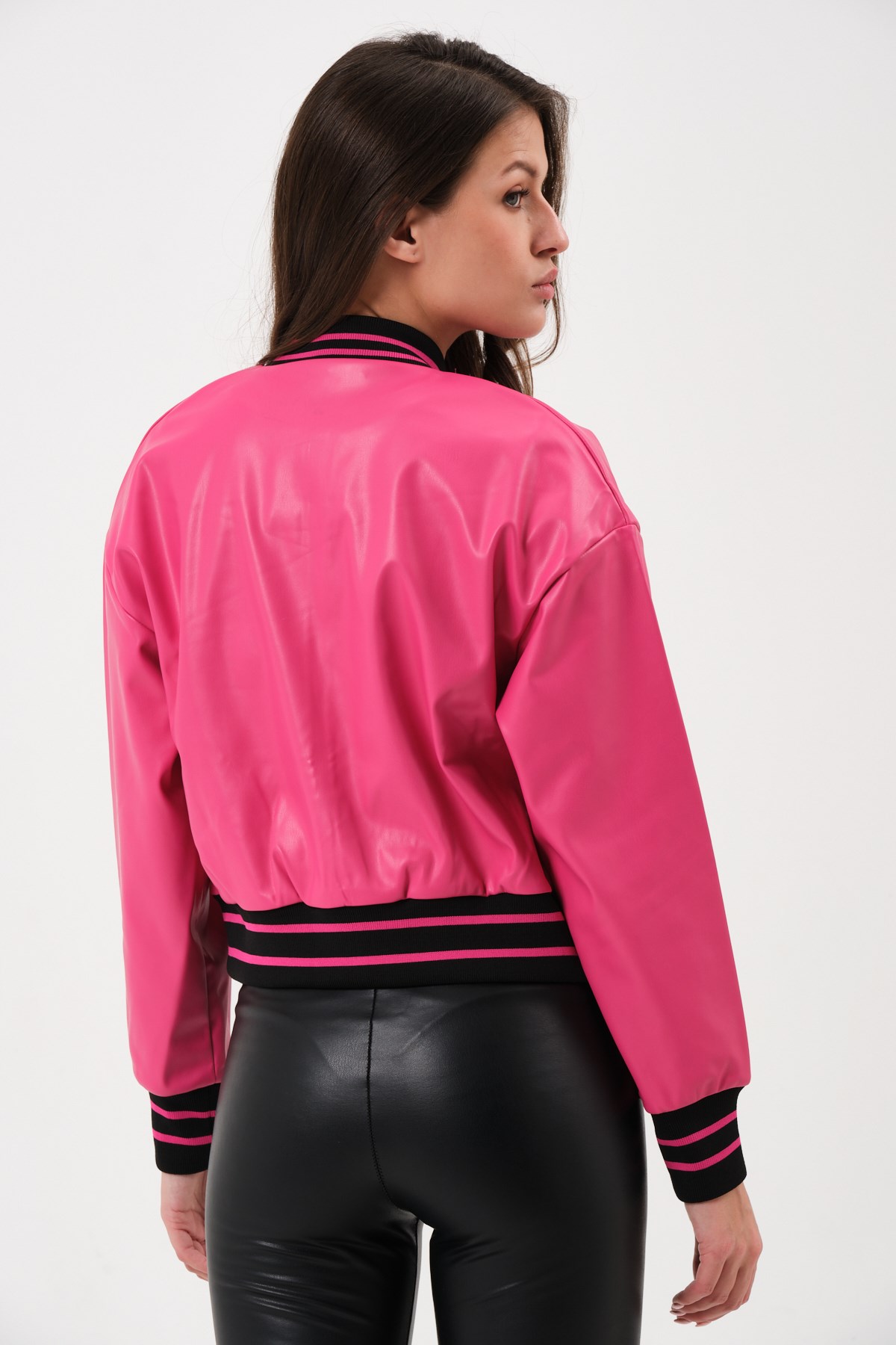 Women's Short Leather Jacket