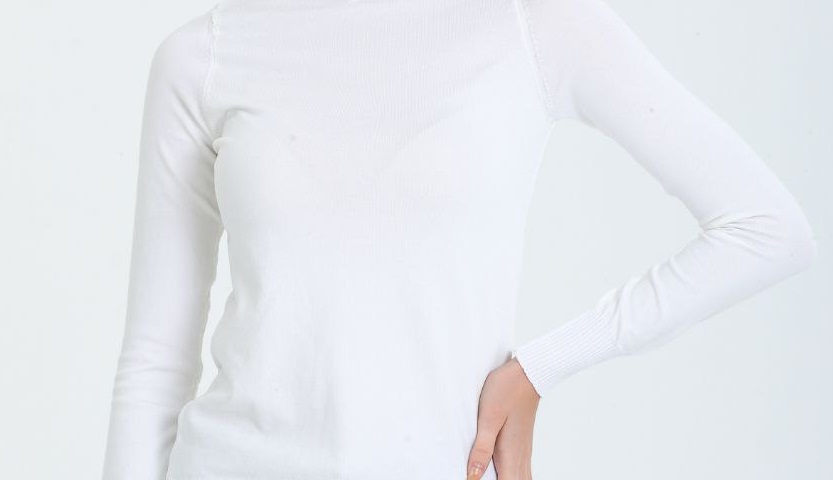 women's high neck sweaters