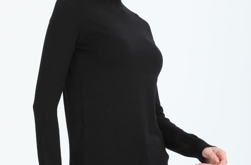 women's high neck sweater