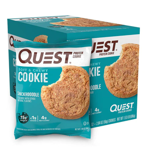 Quest protein cookie sinckerdoodle flavored with other natural flavors