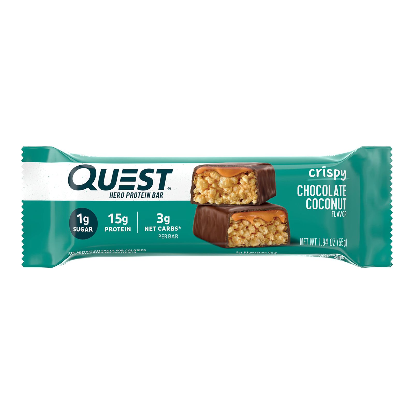 Quest protein bar chocolate coconut flavore