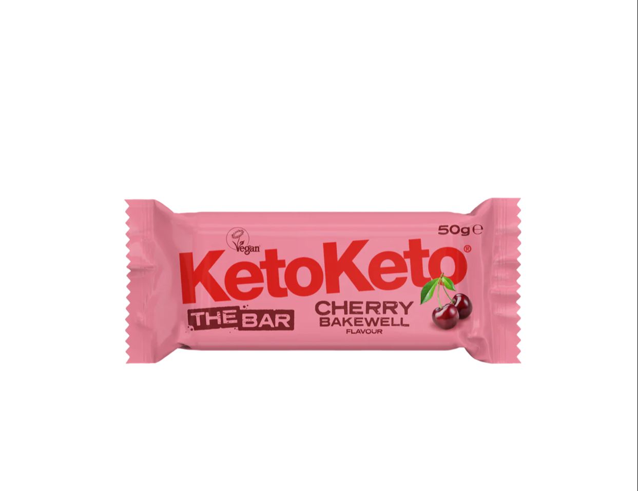 Keto keto the bar cherry bakwell flavour