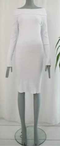 Women’s wide neck Short Dress
