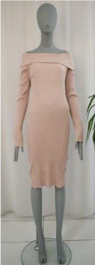 Women’s wide neck Short Dress