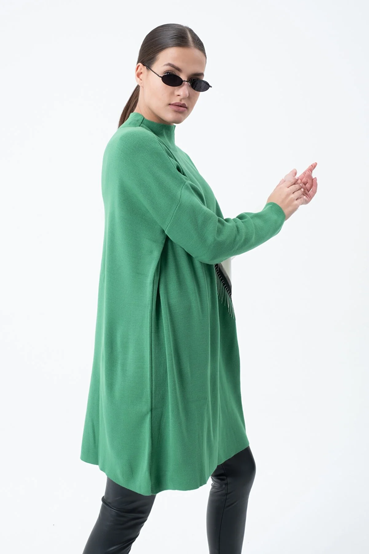 Women Chain Detail Sweaters