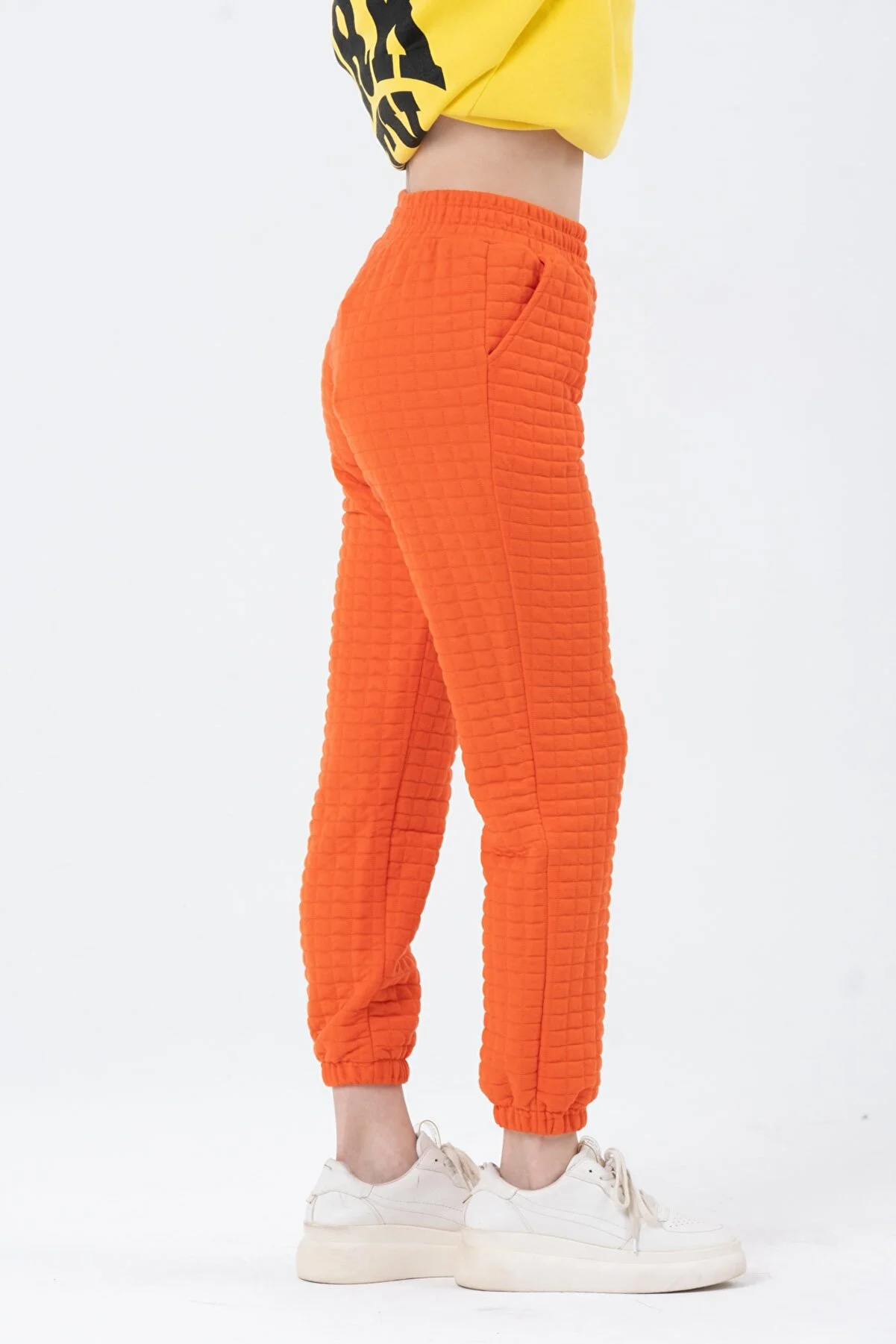 Women Square Patterned Sweatpants