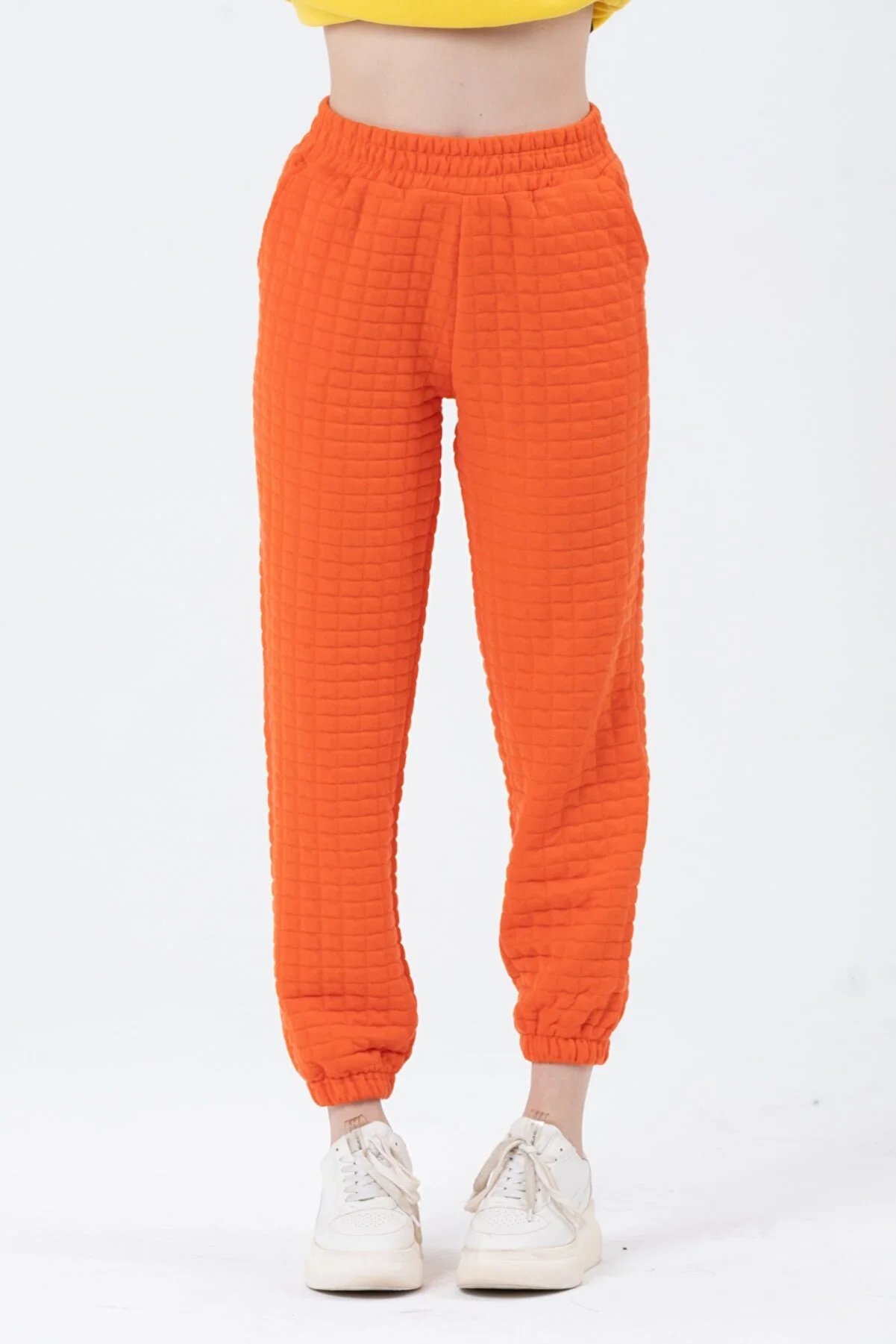 Women Square Patterned Sweatpants