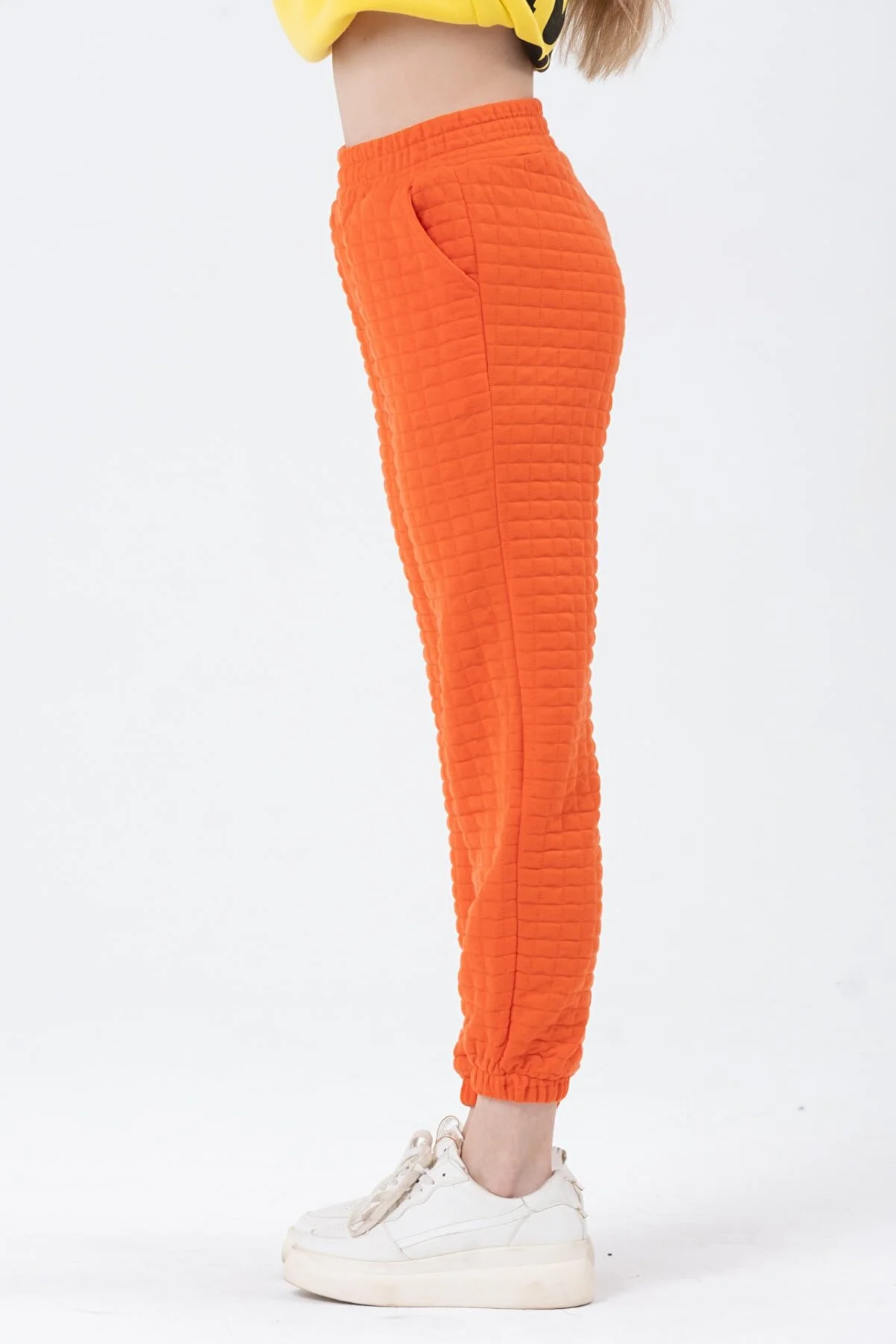 Women Square Patterned Sweatpants