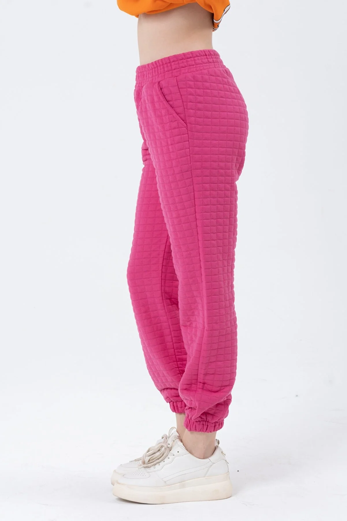 Women Square Patterned Sweatpants