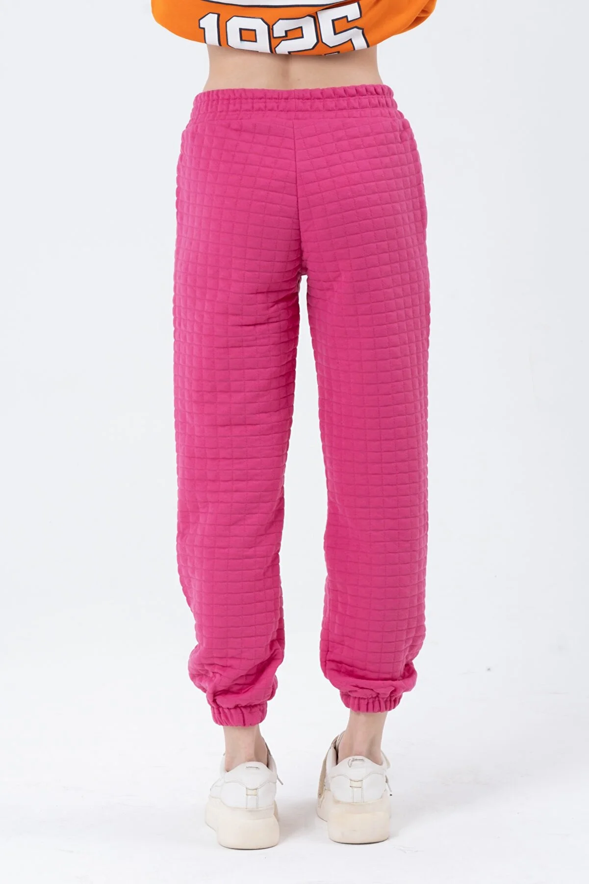Women Square Patterned Sweatpants