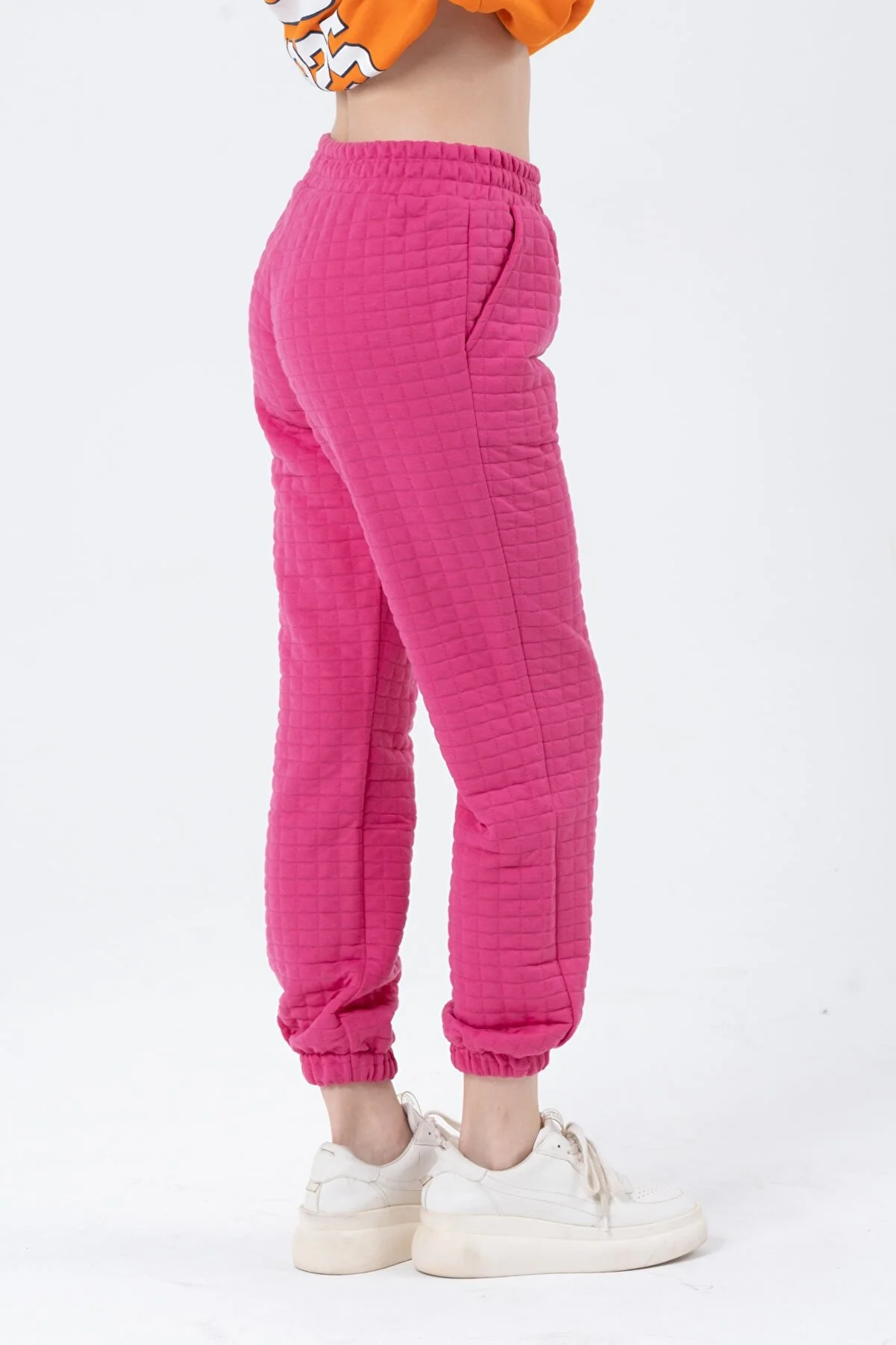 Women Square Patterned Sweatpants