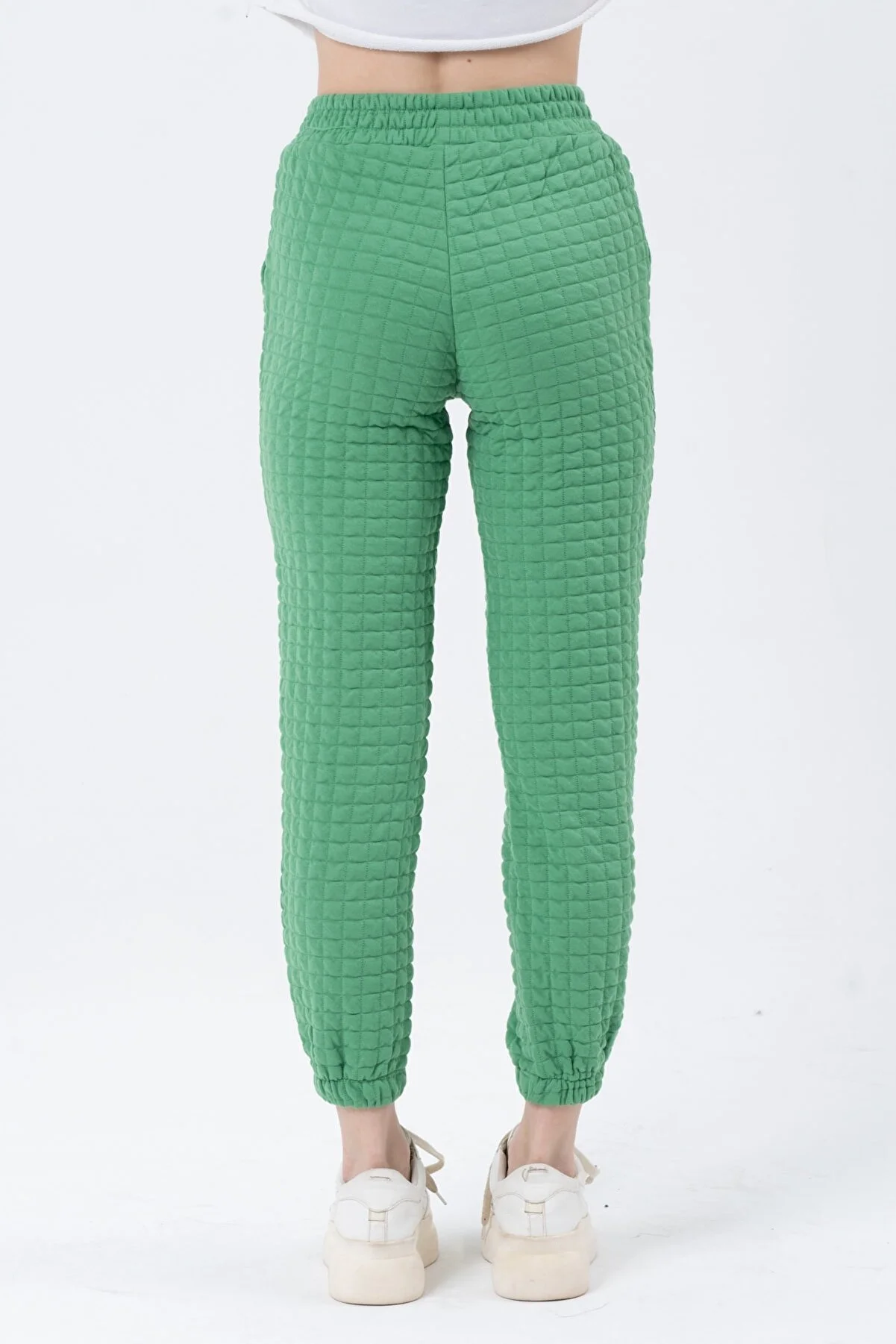 Women Square Patterned Sweatpants