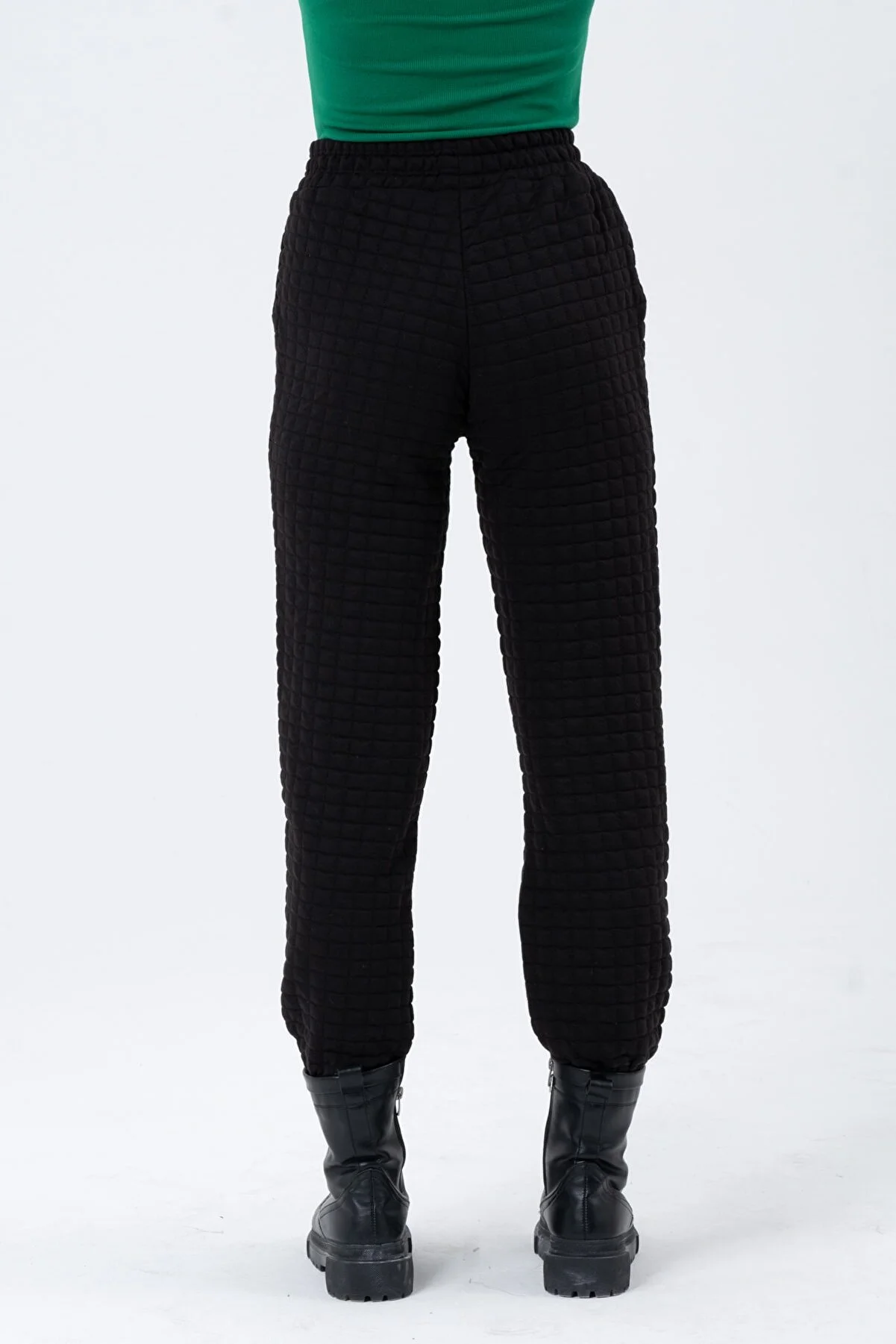 Women Square Patterned Sweatpants