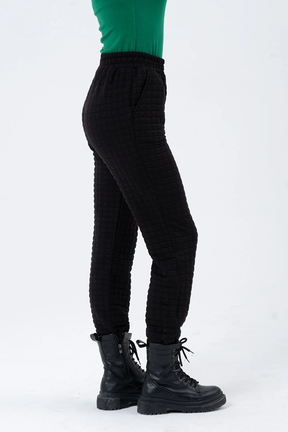 Women Square Patterned Sweatpants