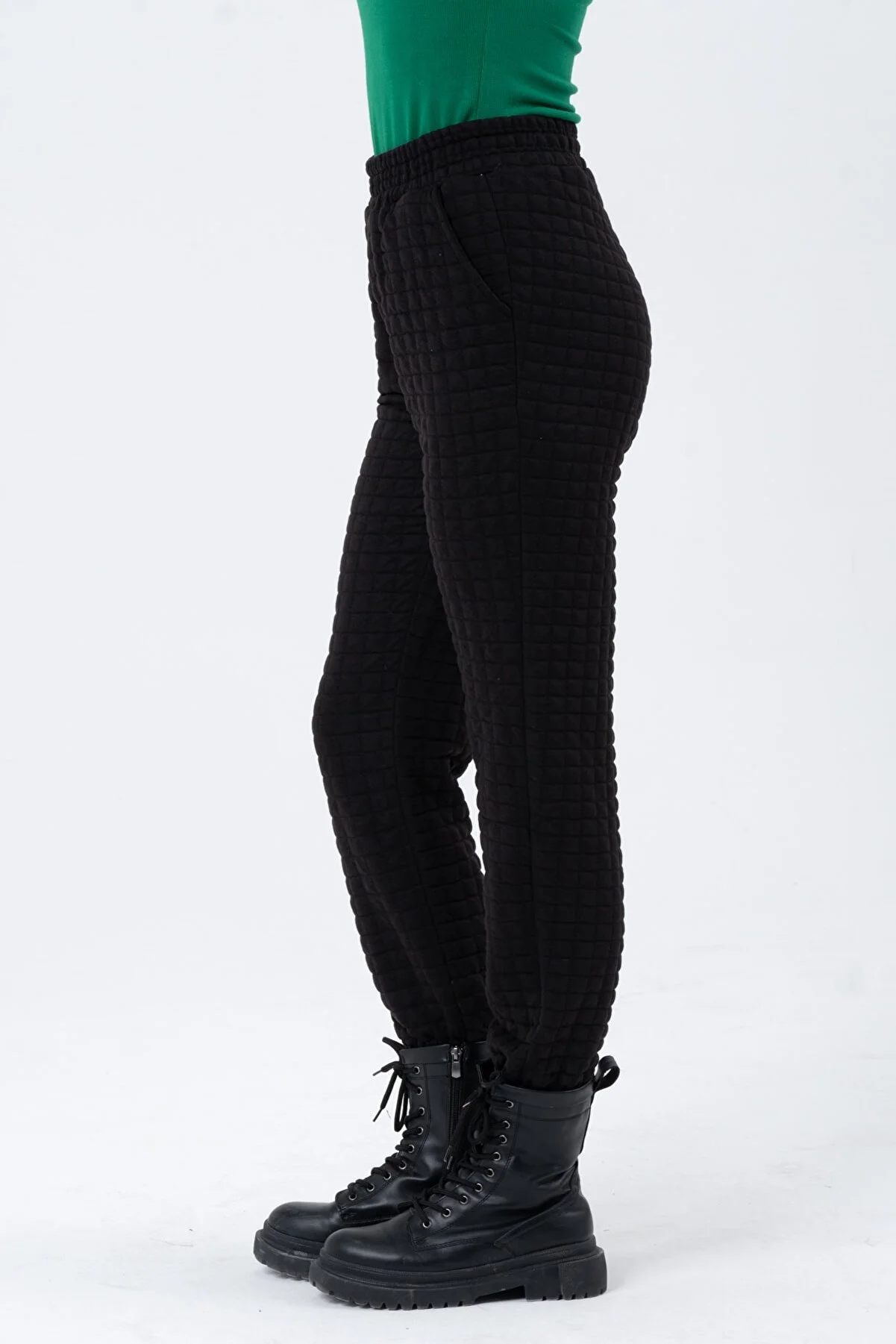 Women Square Patterned Sweatpants