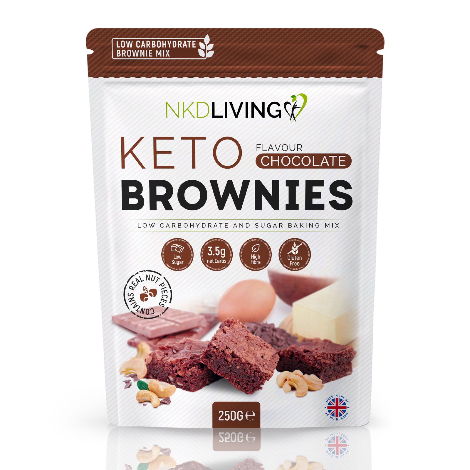 Keto brownies chocolate flavoure