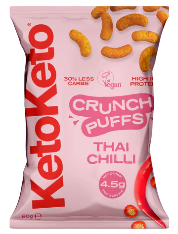 Keto keto crunch puffs Thai chilli