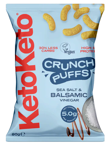 Keto keto crunch puffs sea salt and balsamic vinegar