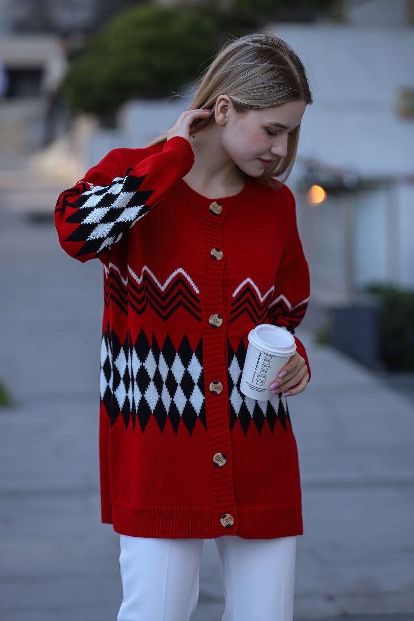 Women's Sweaters Knitted Button Down