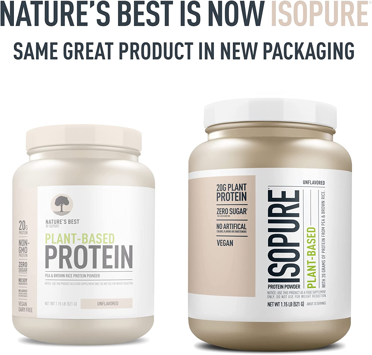 Isopure protein powder plant based