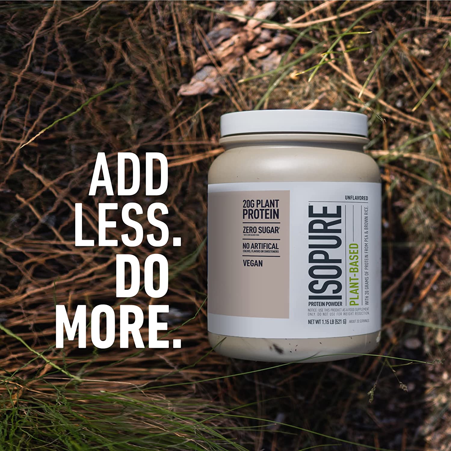 Isopure protein powder plant based