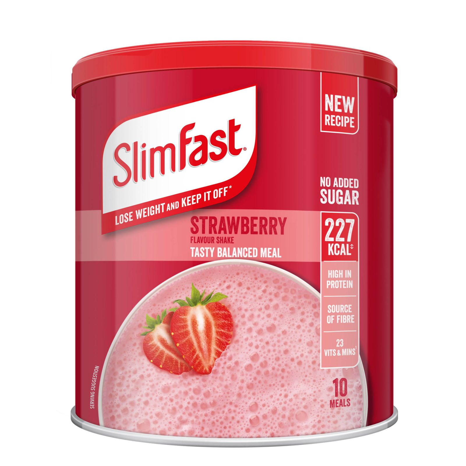 Slimfast strawberry flavour shake