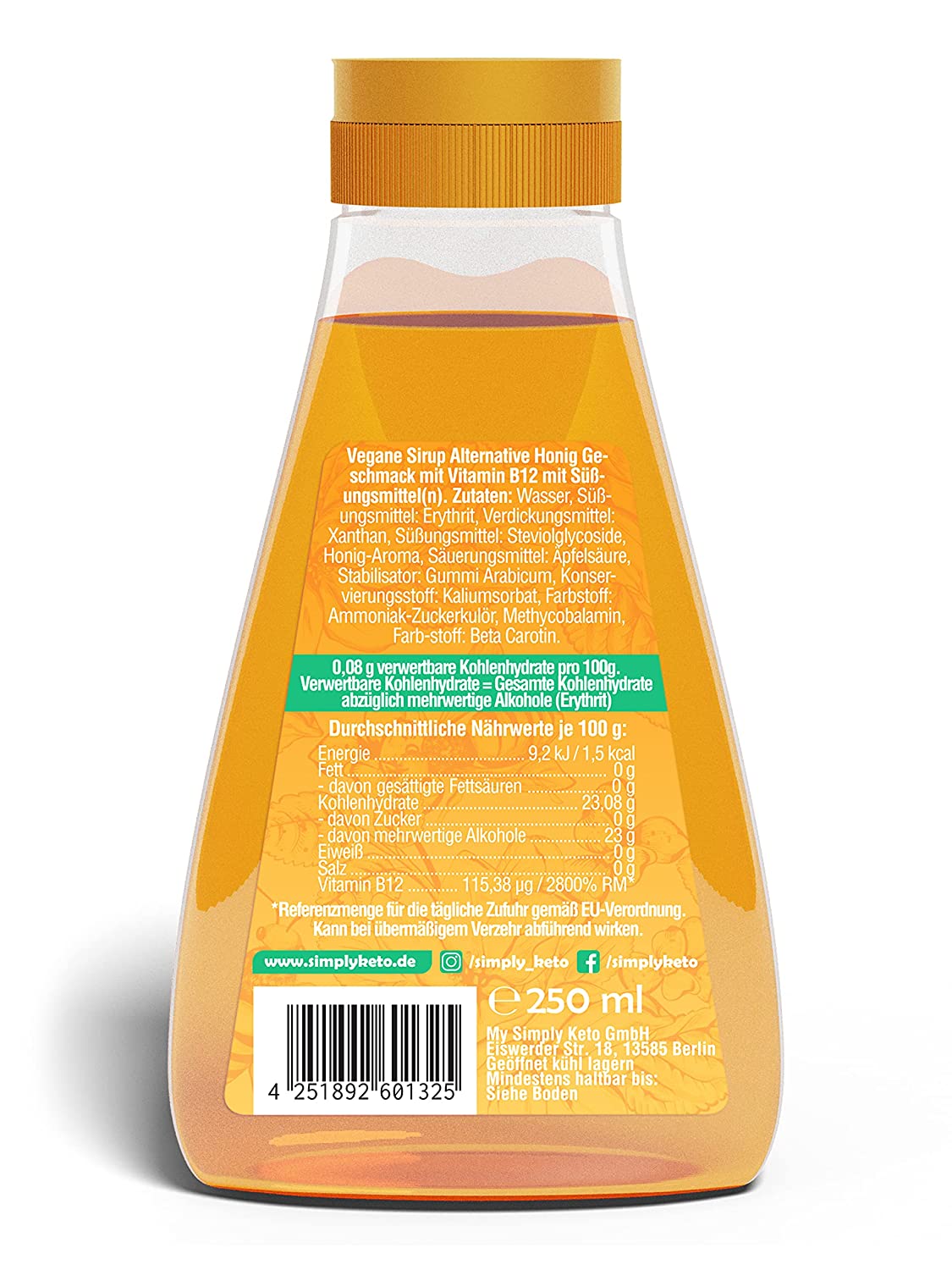 Simply keto vegan honey