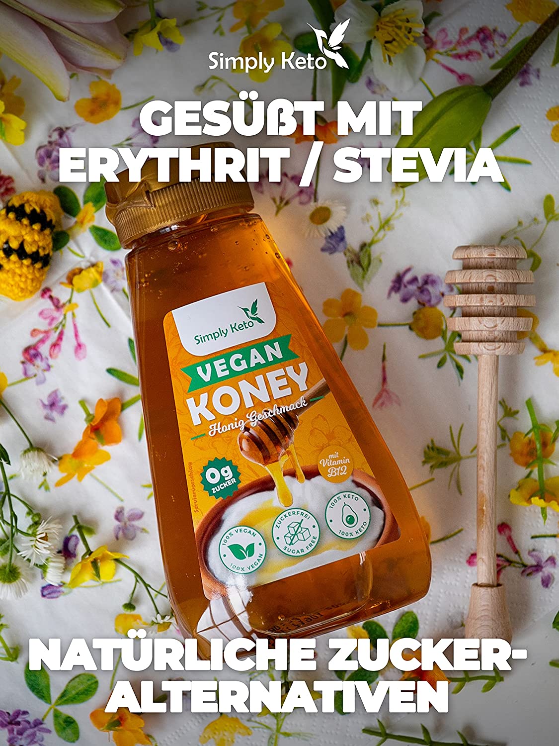 Simply keto vegan honey