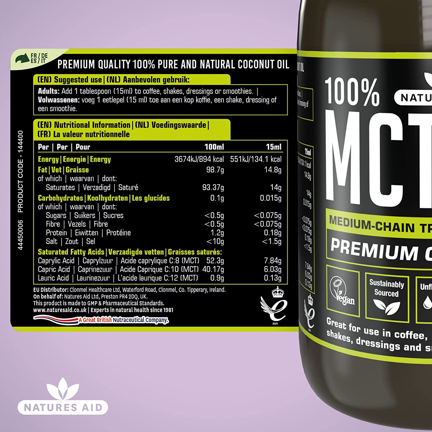 100% MCT oil