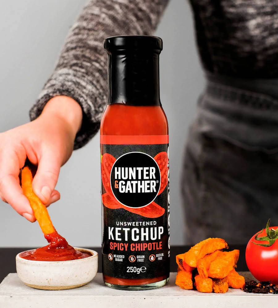 Hunter & gather unsweetened ketchup spicy chipotle