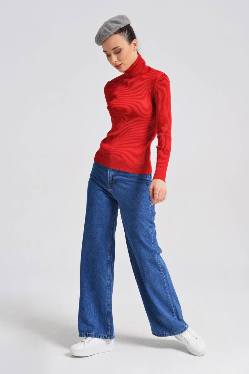 Women's High-Neck Sweater