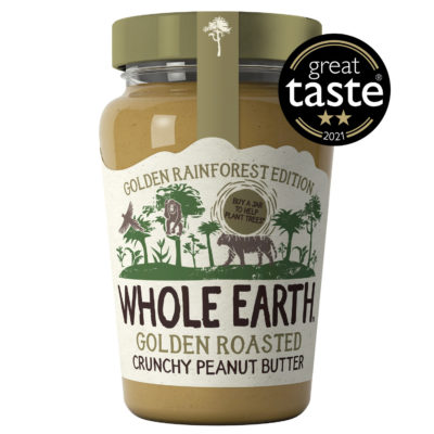 WHOLE EARTH Golden Roasted Crunchy Peanut Butter