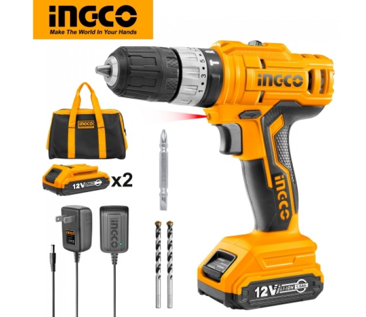 Ingco Lithium-Ion impact drill
