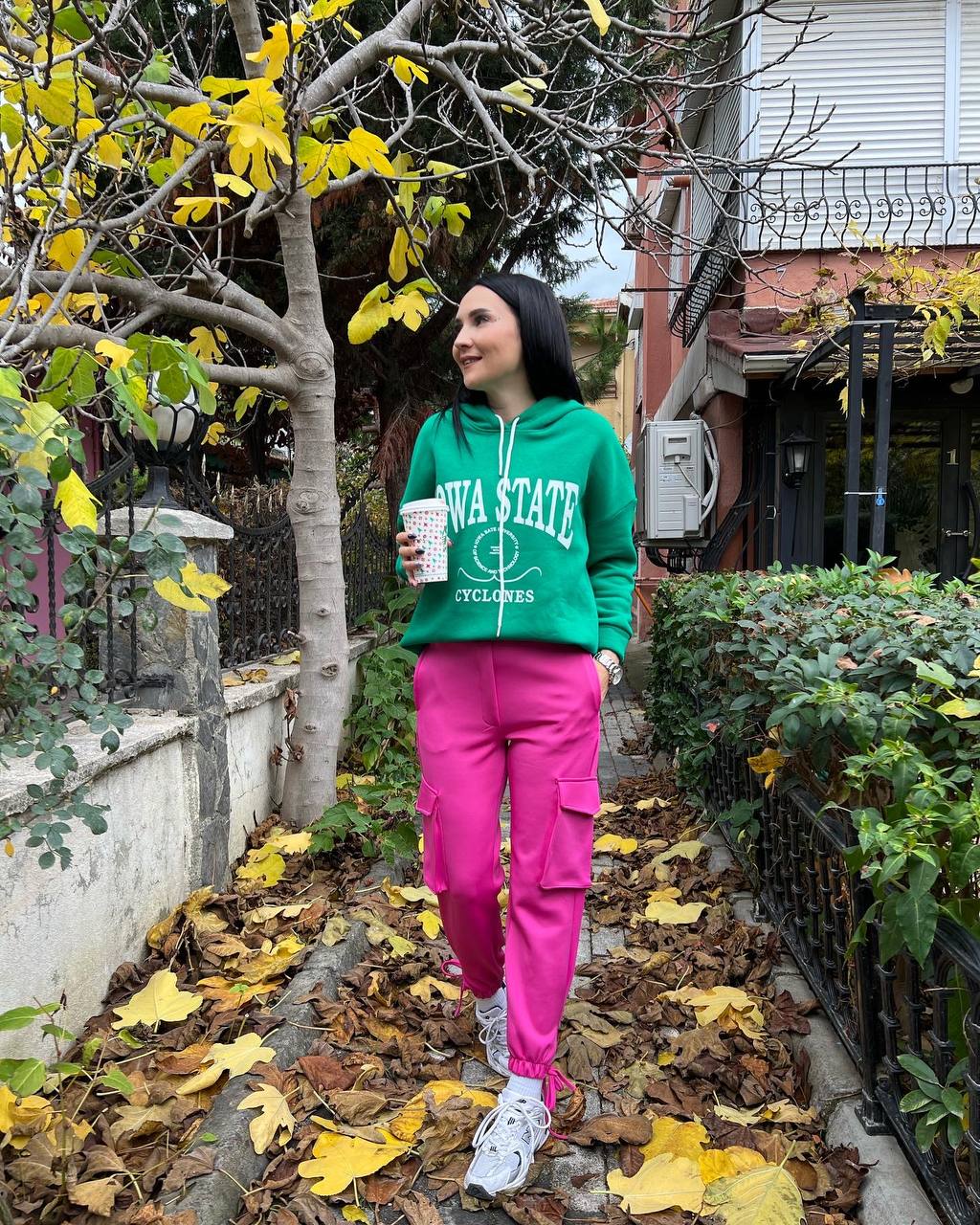 Women's High Waist Elastic Drawstring Pants