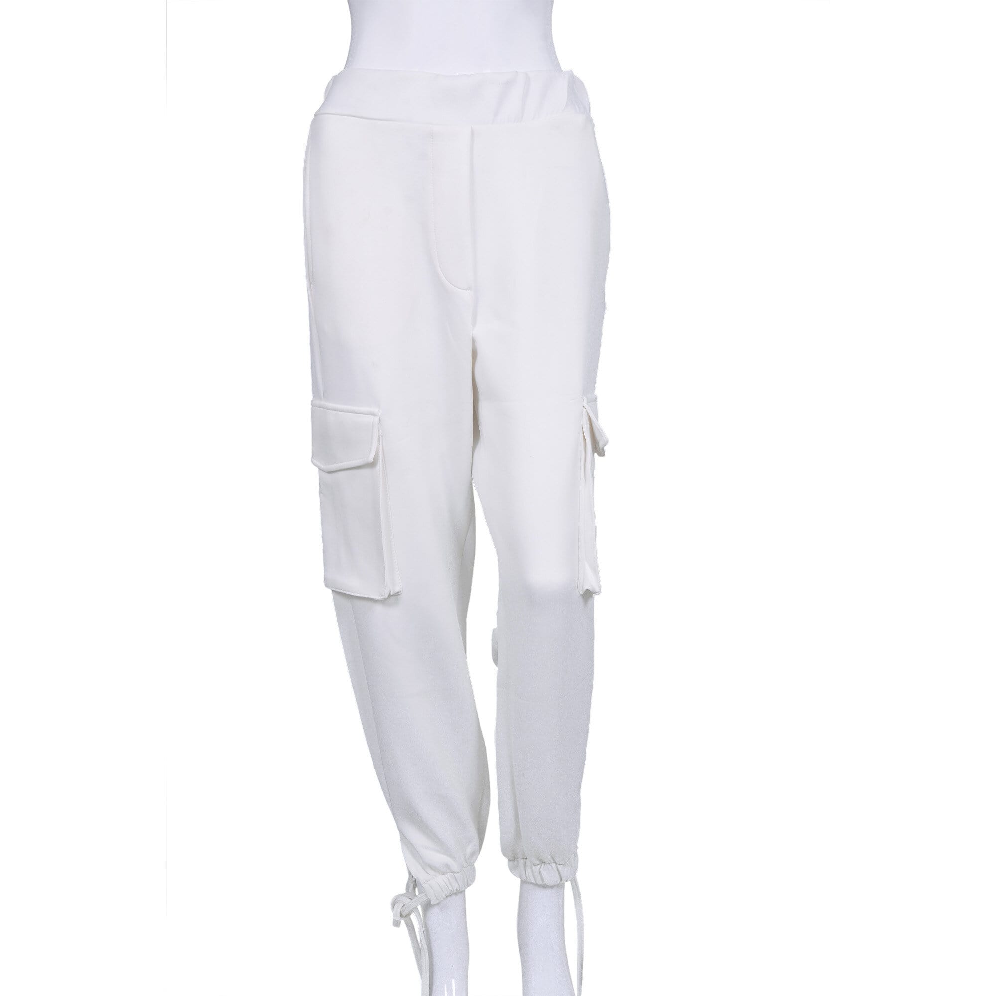 Women's High Waist Elastic Drawstring Pants