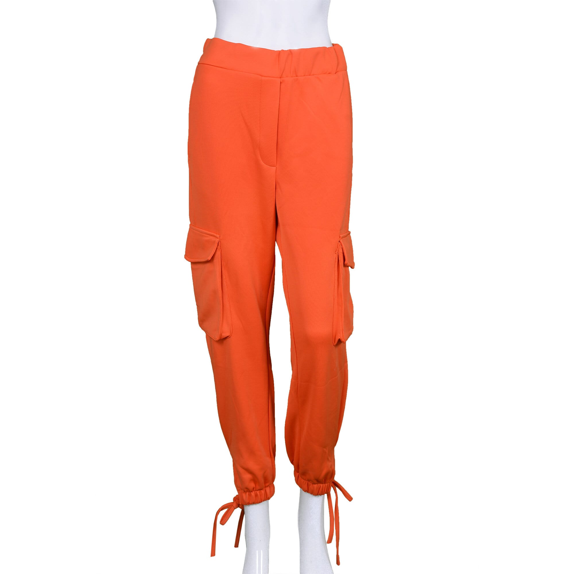 Women's High Waist Elastic Drawstring Pants