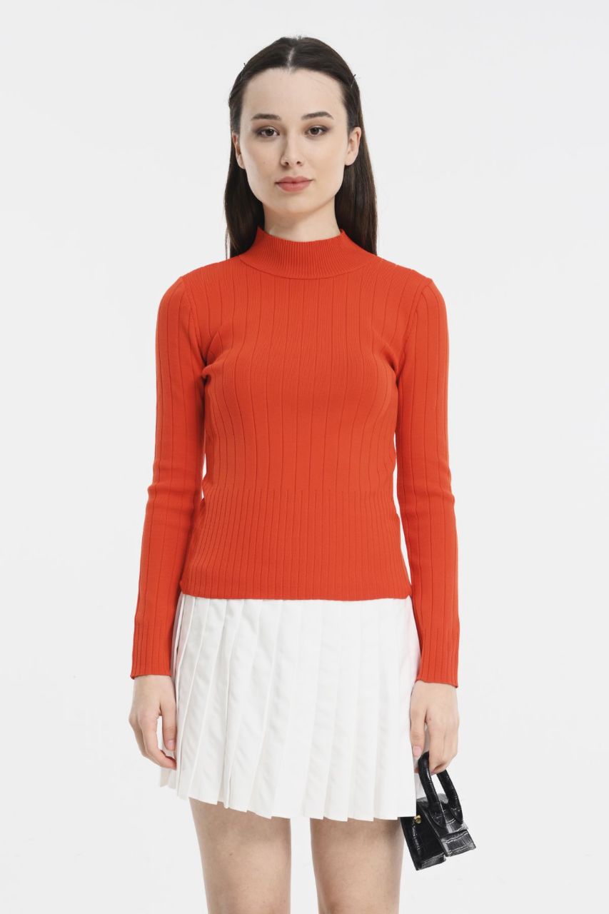 Women's High-Neck Sweater