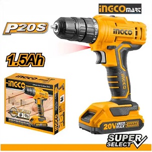 Ingco lithium-ion cordless drill