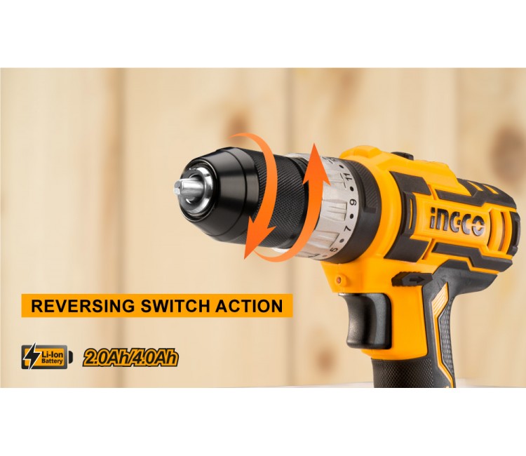 Ingco lithium-ion impact drill