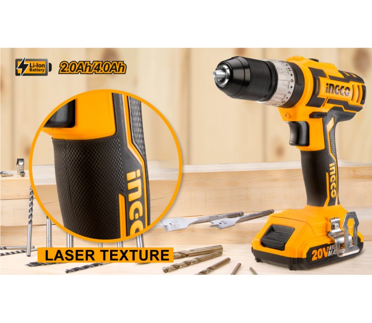 Ingco lithium-ion impact drill