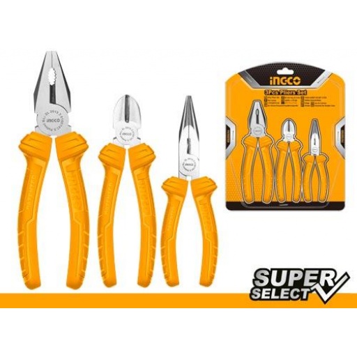 Ingco 3Pcs pliers set