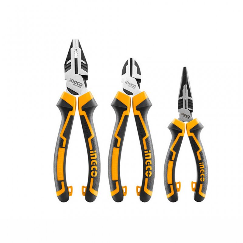 Ingco 3pcs High leverage pliers set