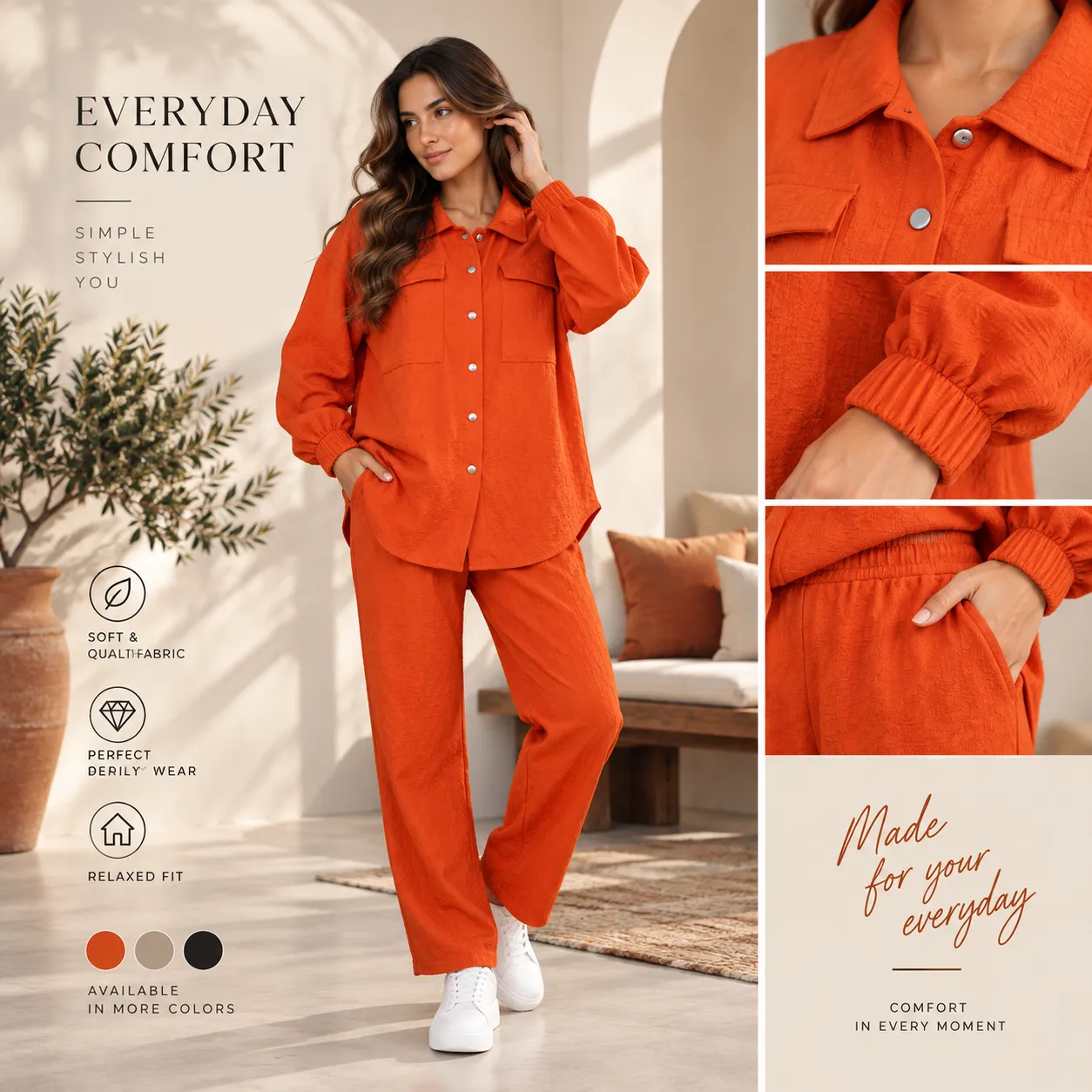 Women's Two Piece Sets color option