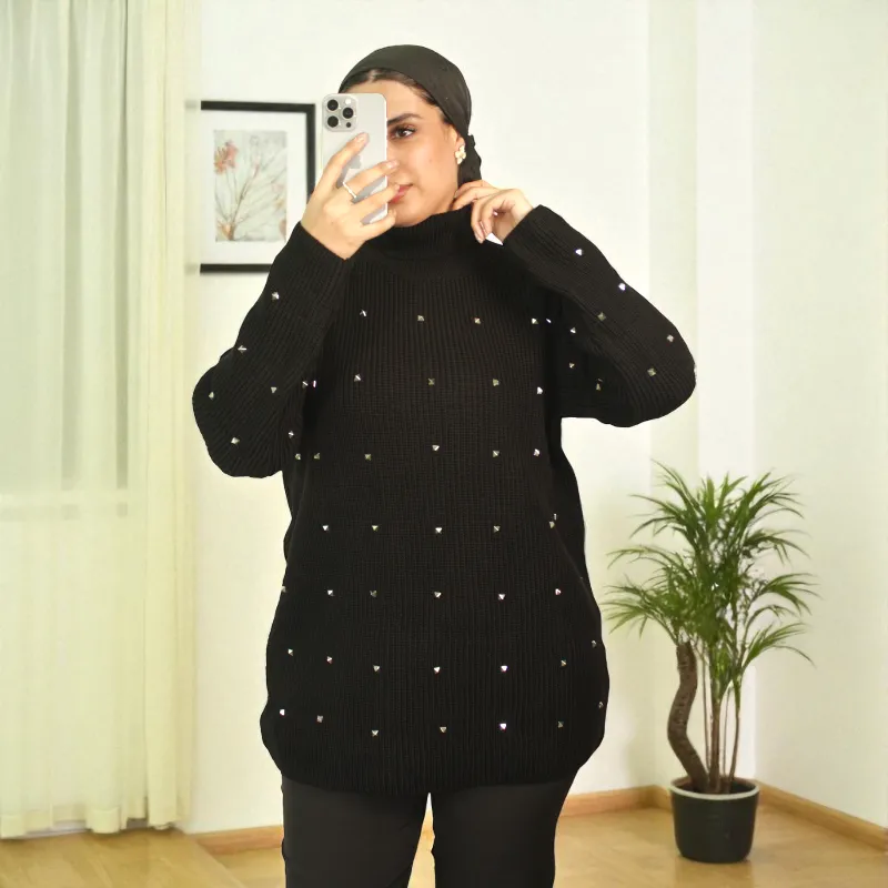 Women's Pearls Knitwear Sweater