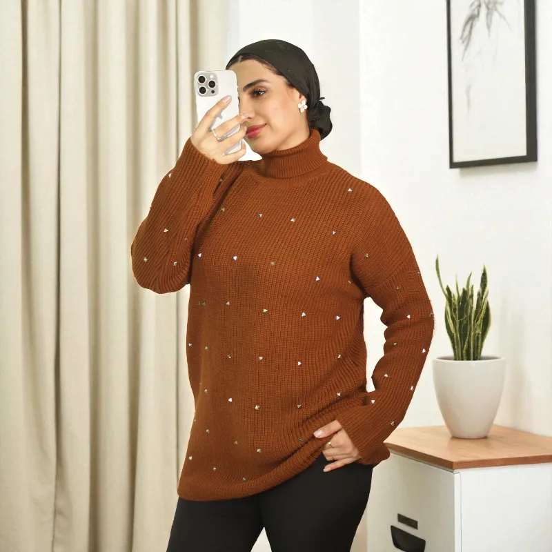 Women's Pearls Knitwear Sweater color option